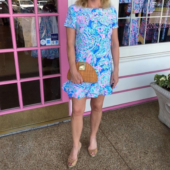 LILLY PULITZER MASEY ROMPER MULTI DREAM TEAM - Picture 4 of 16